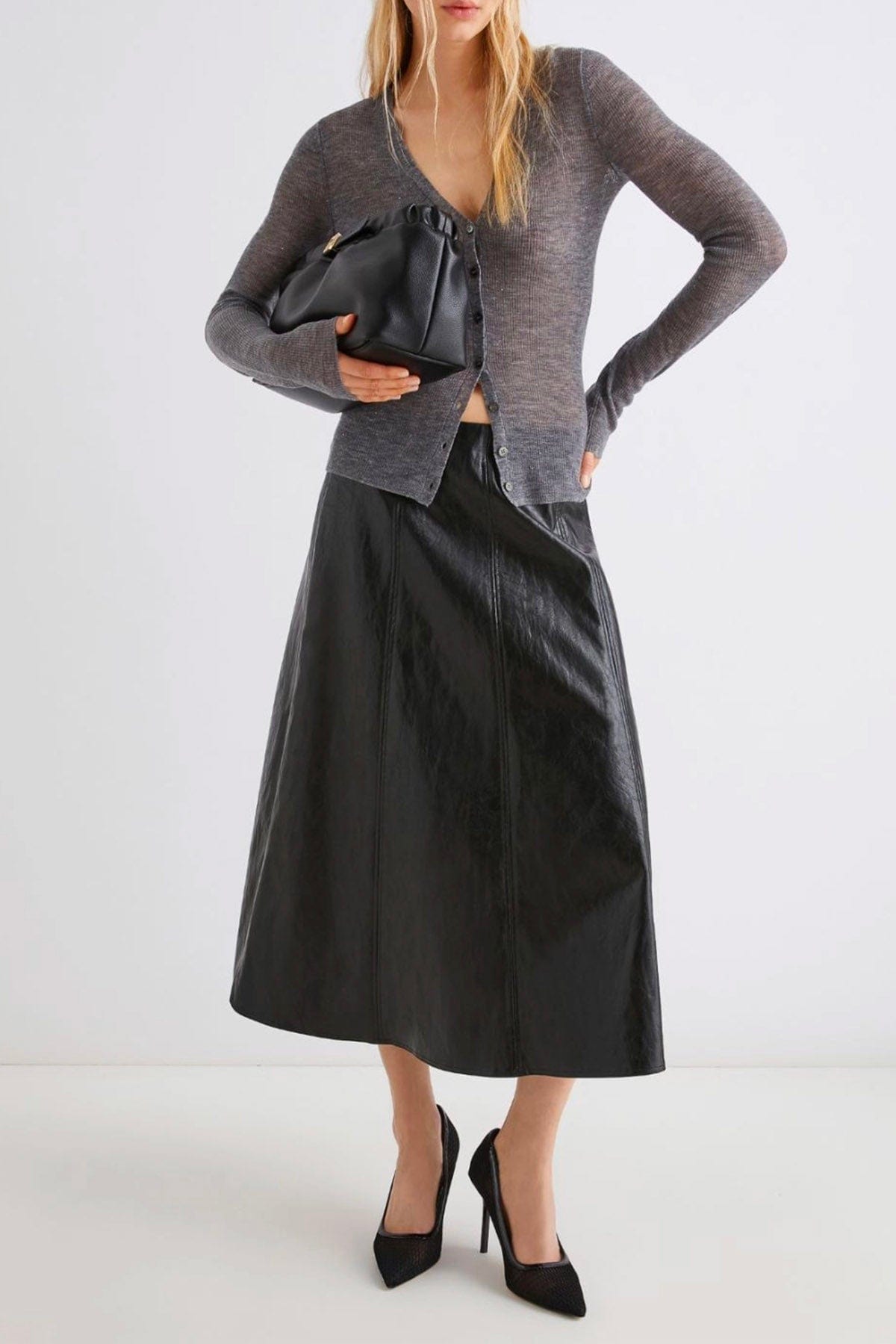 MARELLA CARDIGAN  Cardigan in lana con dettagli paillettes donna Marella Bazar
