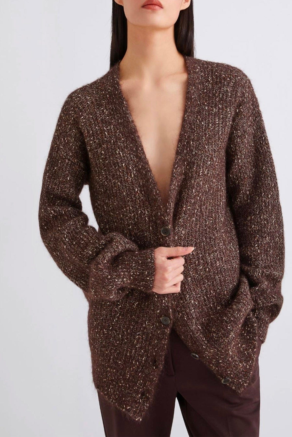 MARELLA CARDIGAN  MARRONE / XXS Cardigan in maglia donna Marella Arancio