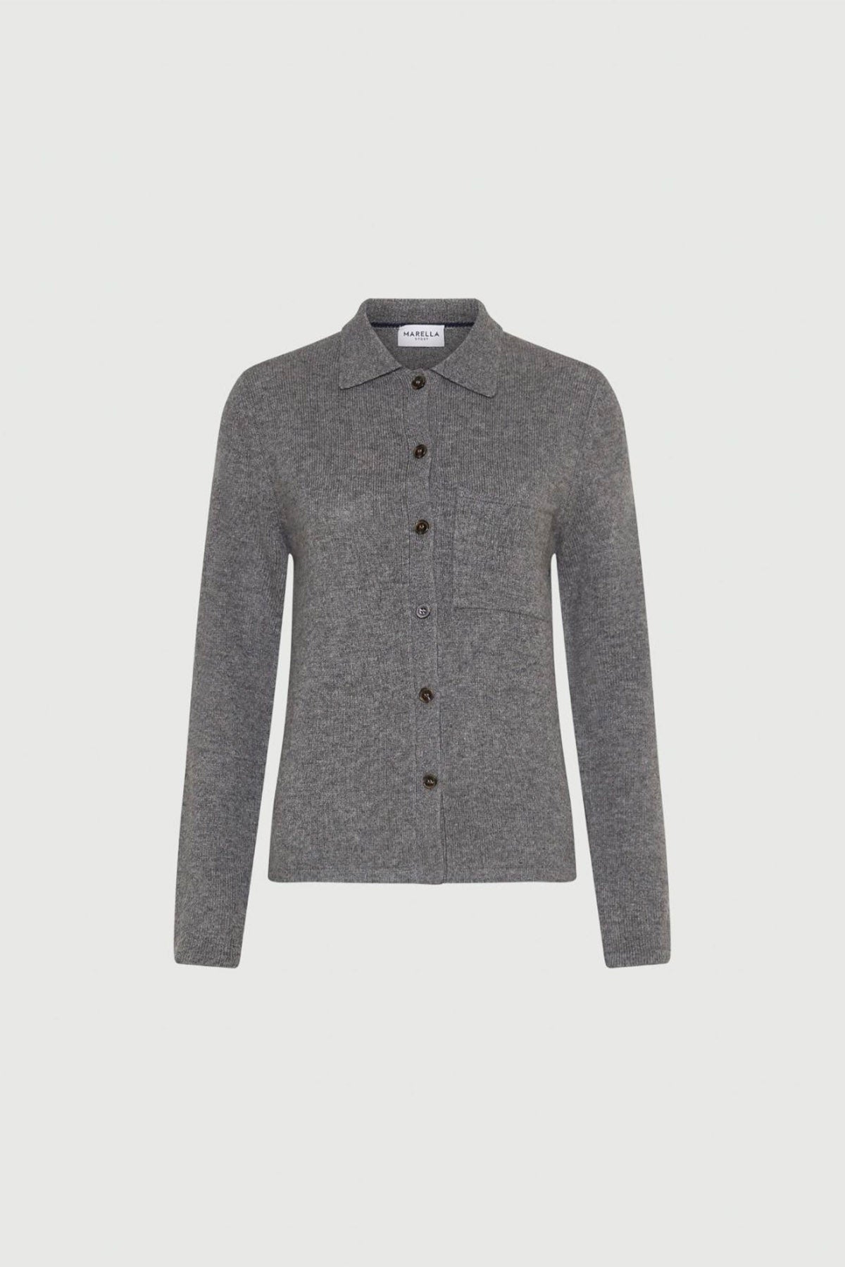 MARELLA CARDIGAN  GRIGIO MEDIO / XXS Cardigan in lana e cashmere donna Marella Quero