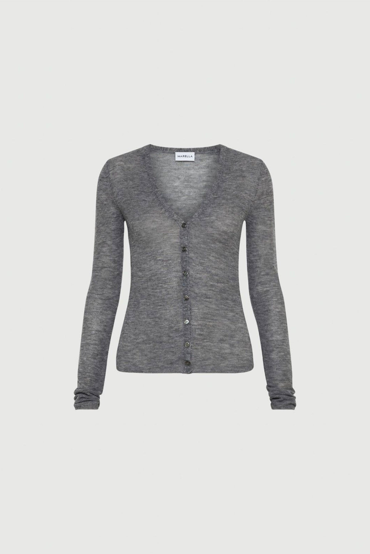 MARELLA CARDIGAN  GRIGIO MELANGE / XXS Cardigan in lana con dettagli paillettes donna Marella Bazar