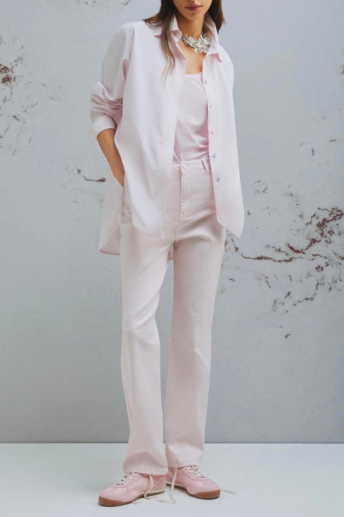 MARELLA CASACCA  Camicia in cotone donna Marella Monochrome Mlmpepato