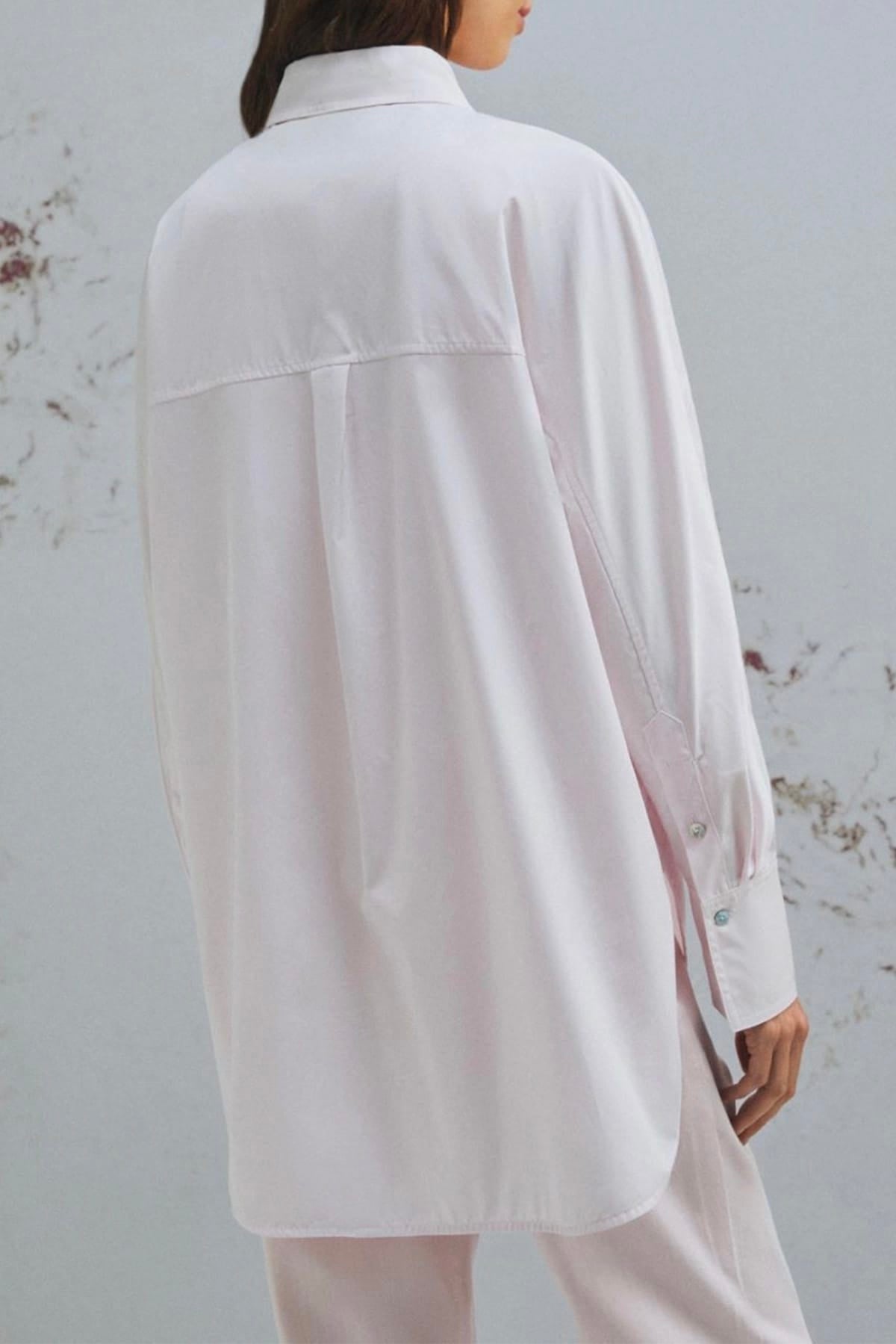 MARELLA CASACCA  Camicia in cotone donna Marella Monochrome Mlmpepato