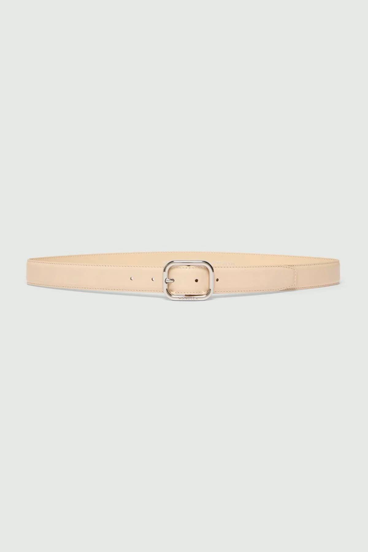 MARELLA CINTURA O BRETELLE  AVENA / XXS Cintura in cuoio donna Marella Mllcalco