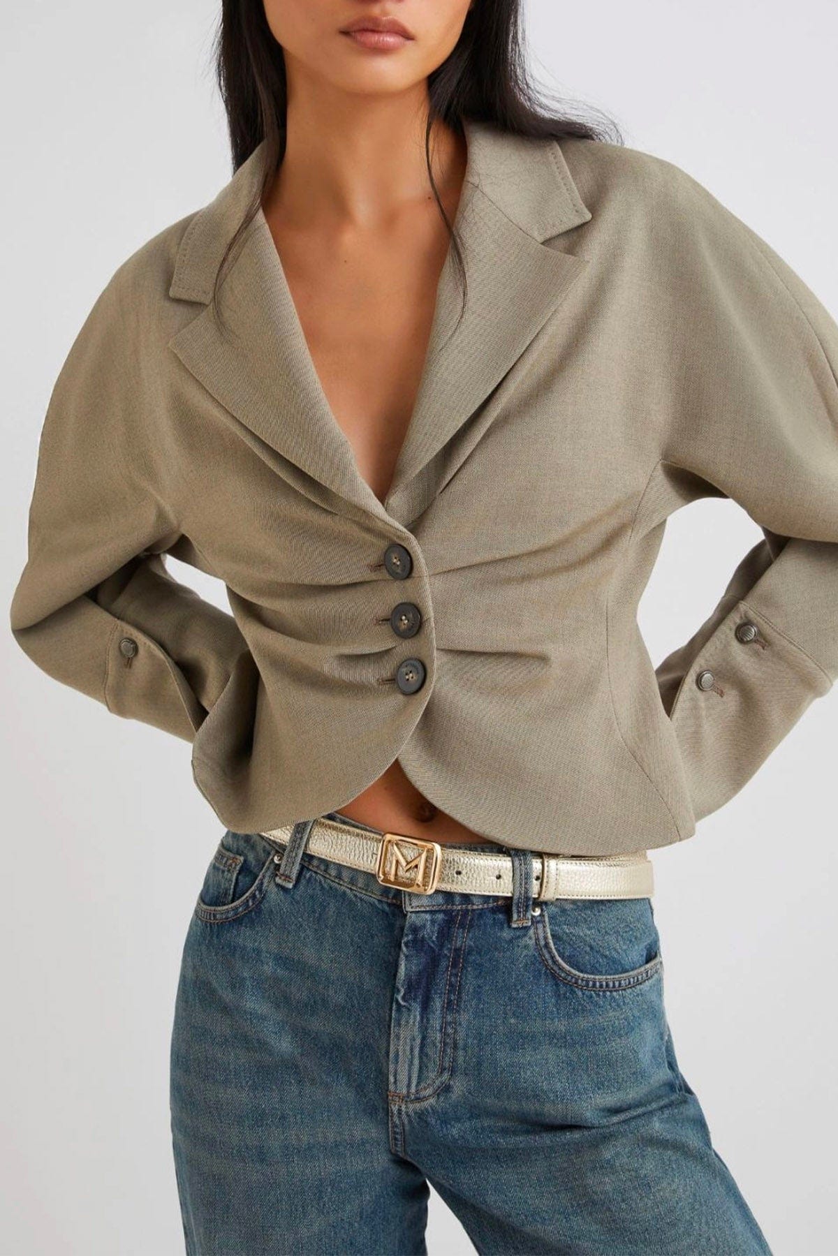MARELLA CINTURA O BRETELLE  Cintura sottile donna Marella in pelle con logo Flipper