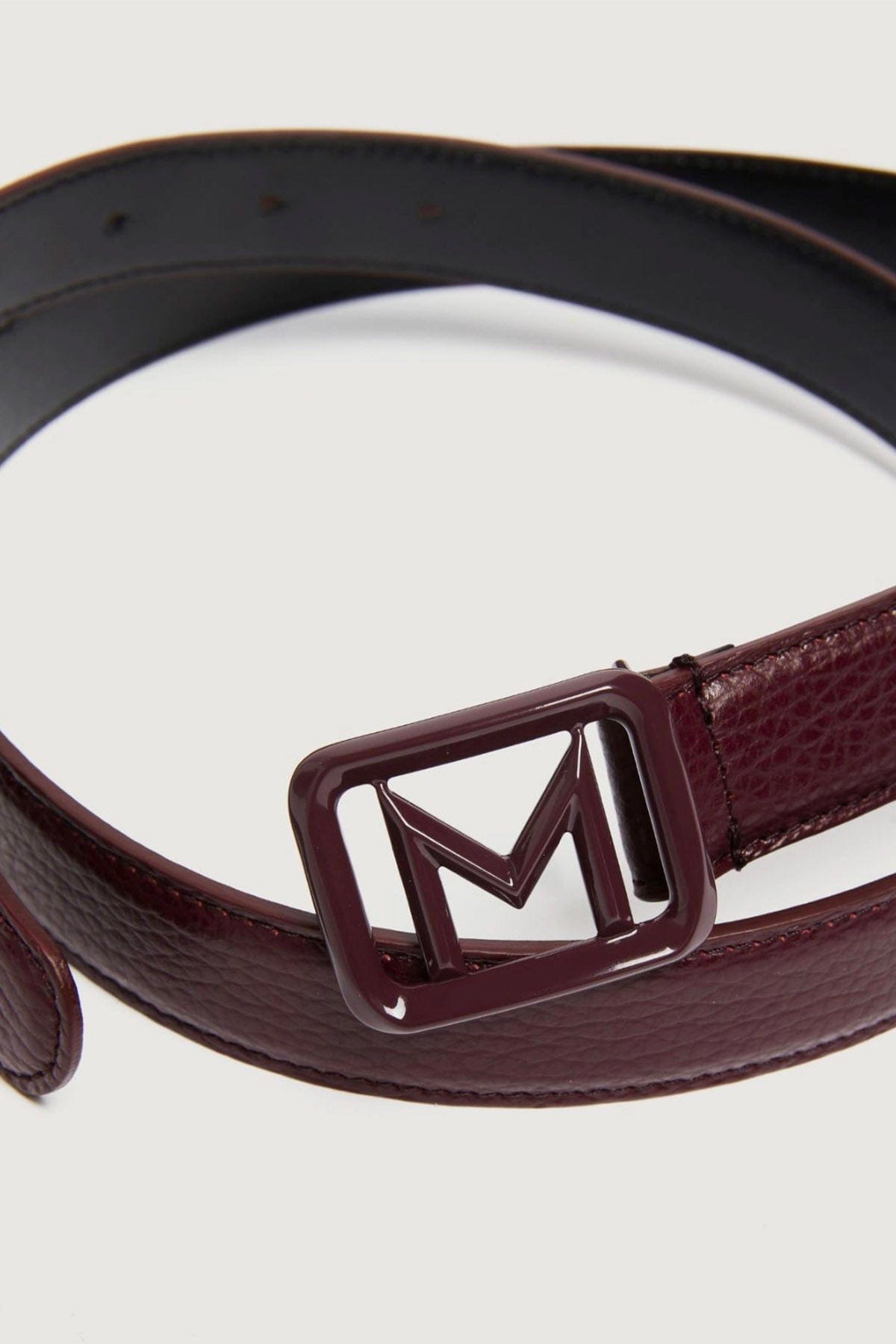 MARELLA CINTURA O BRETELLE  Cintura sottile donna Marella in pelle con logo Flipper
