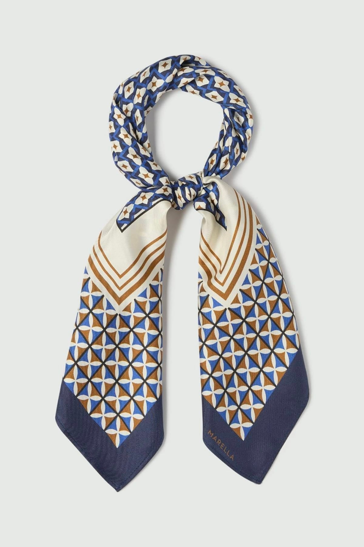 MARELLA FOULARD-SCIARPA-NASTRO  BLUE ROYALE / UNICA Stola in seta donna Marella Mllottelia