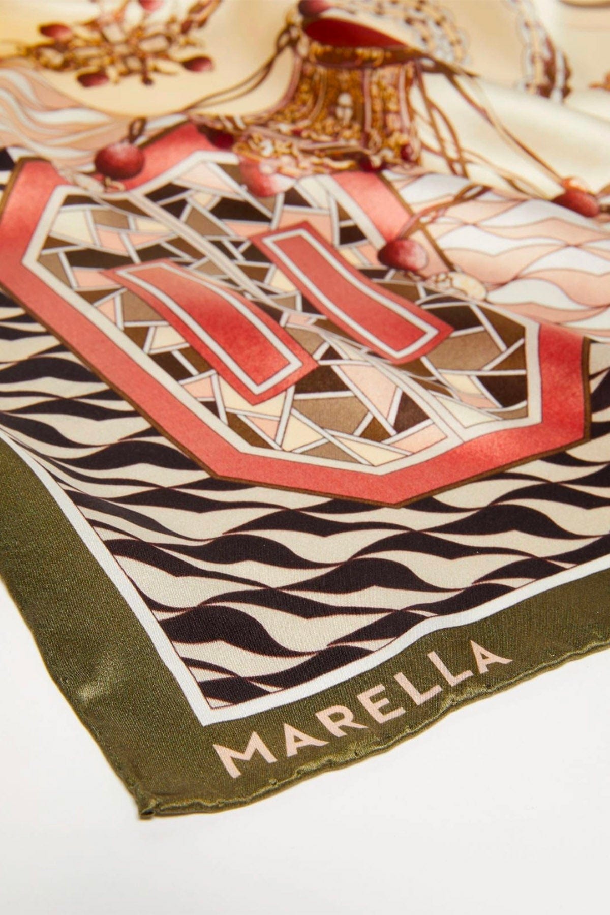 MARELLA FOULARD-SCIARPA-NASTRO  Foulard in seta stampata donna Marella Sveglia