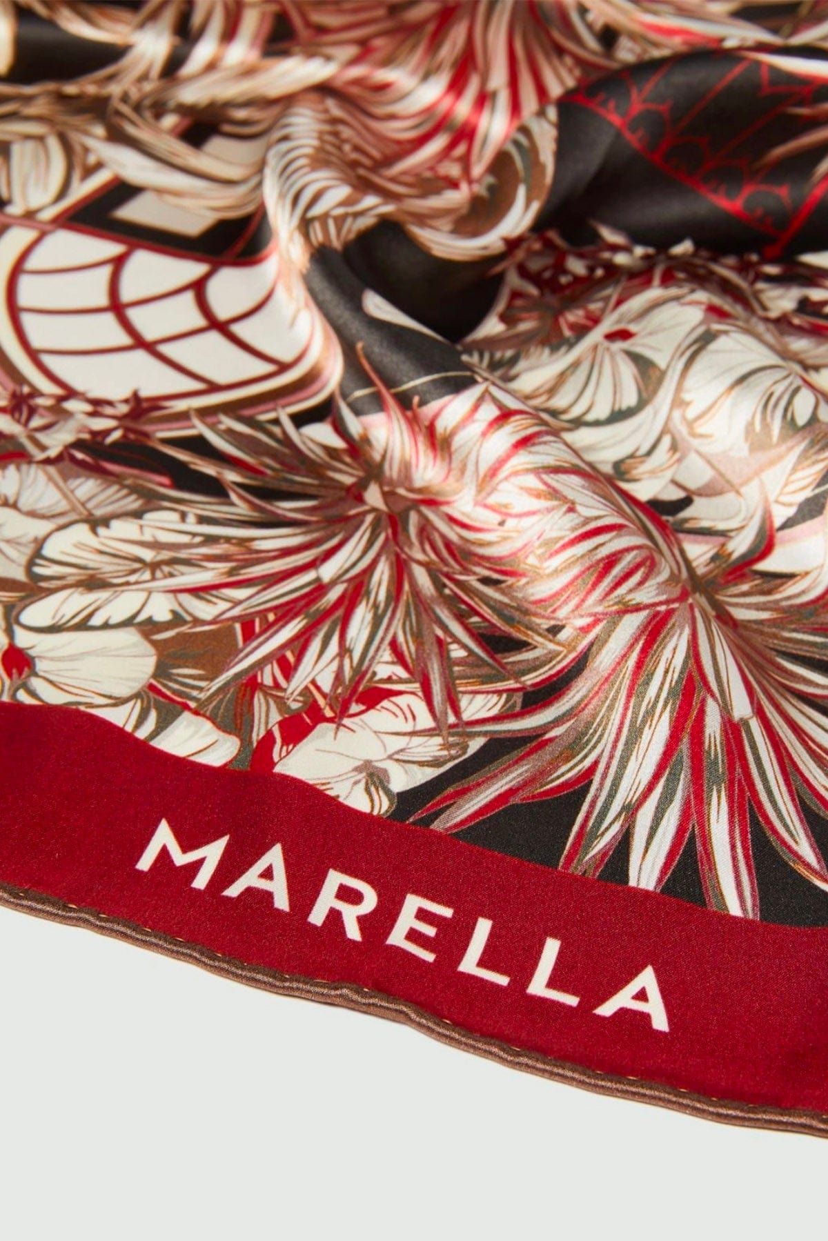 MARELLA FOULARD-SCIARPA-NASTRO  Foulard in seta stampata donna Marella Sveglia