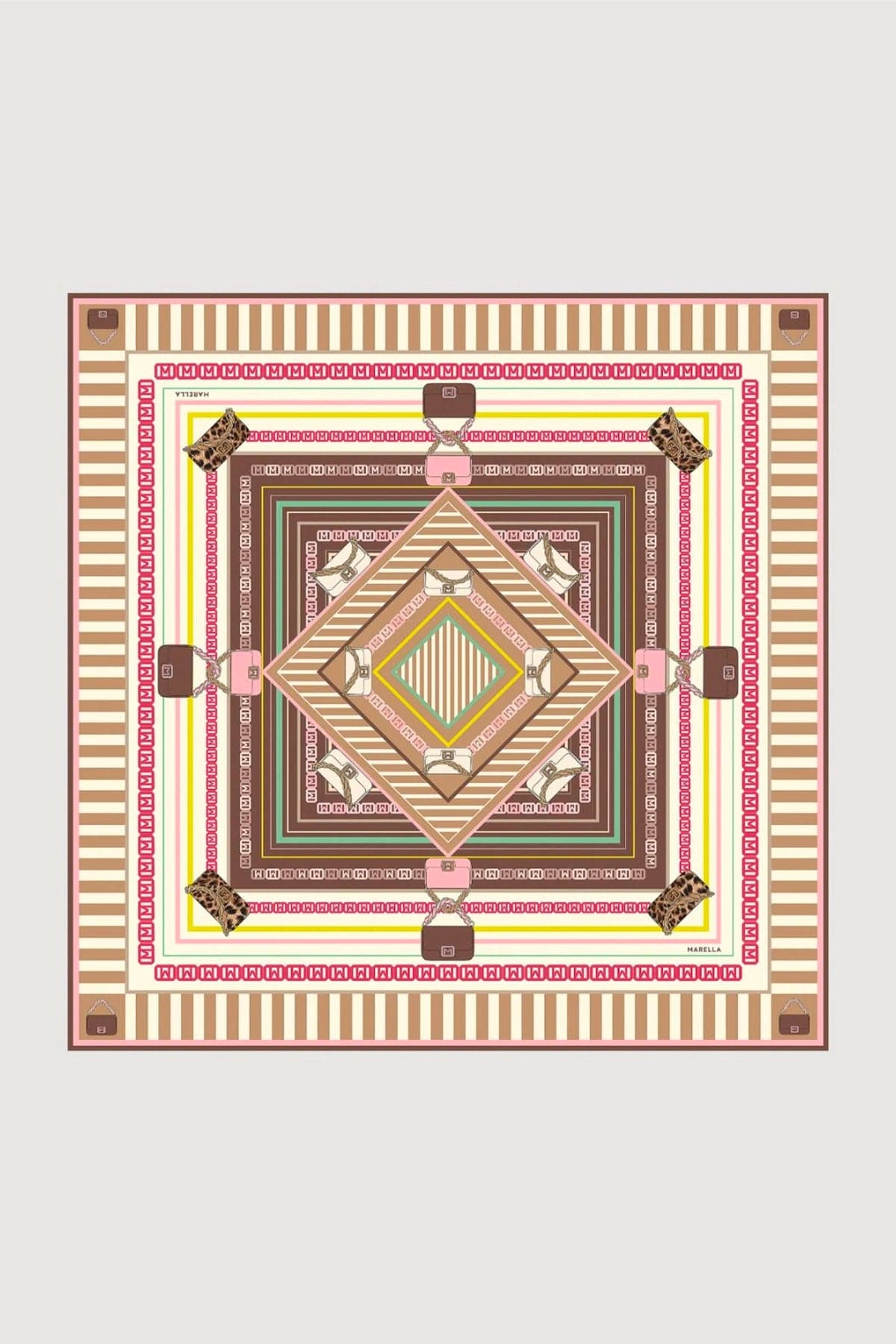 MARELLA FOULARD-SCIARPA-NASTRO  Foulard in seta stampato donna Marella Agro