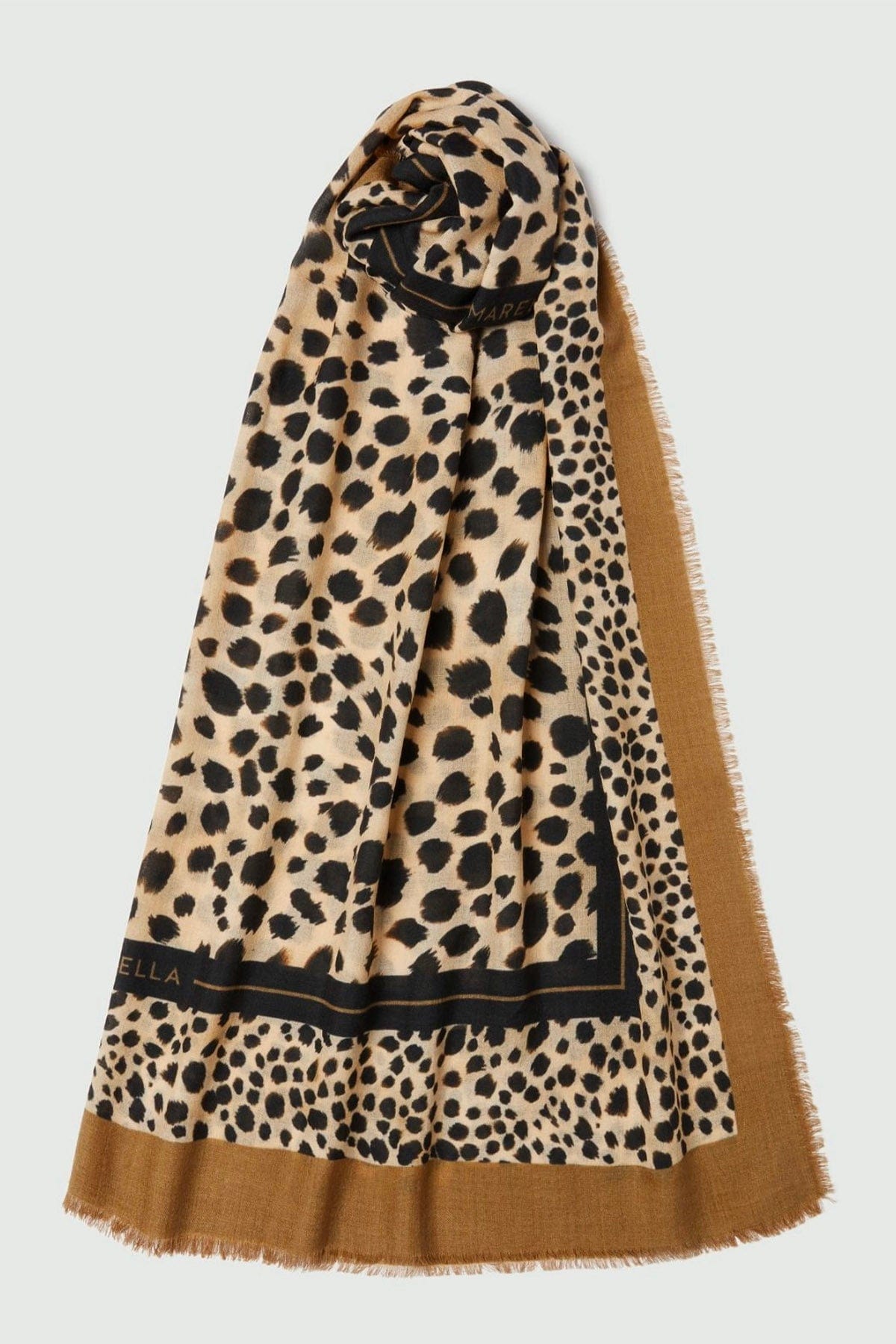 MARELLA FOULARD-SCIARPA-NASTRO  FIORATO / UNICA Scialle in lana donna Marella Bronzo