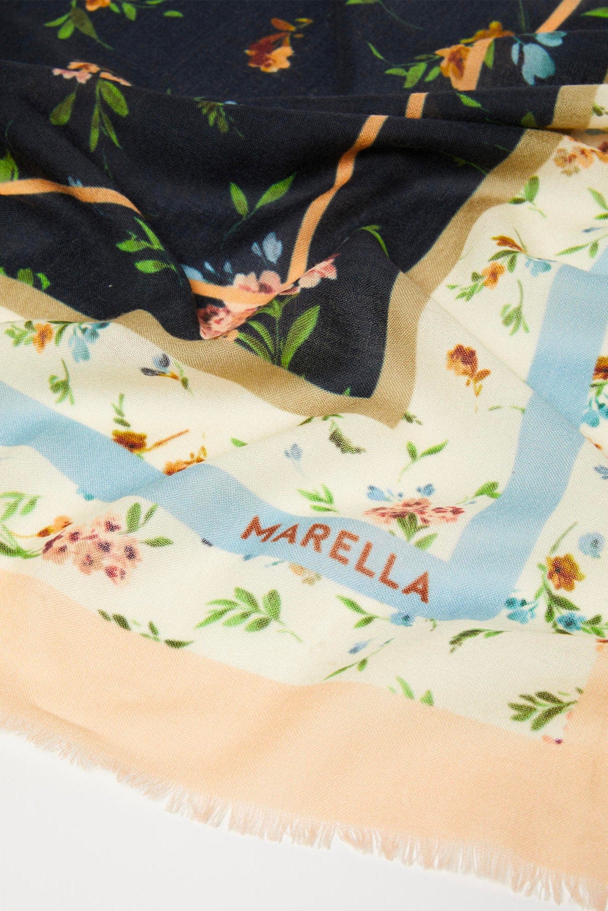 MARELLA FOULARD-SCIARPA-NASTRO  Scialle in lana donna Marella Bronzo