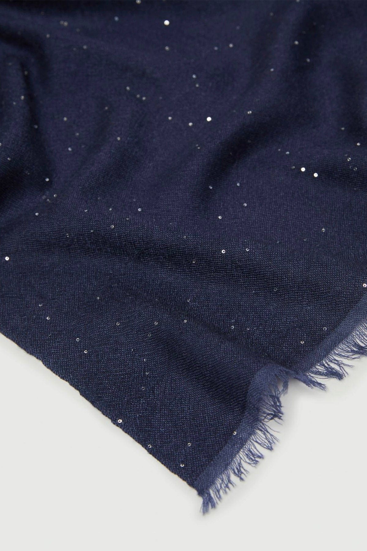 MARELLA FOULARD-SCIARPA-NASTRO  Stola in lana e micro paillettes Ciocca Marella