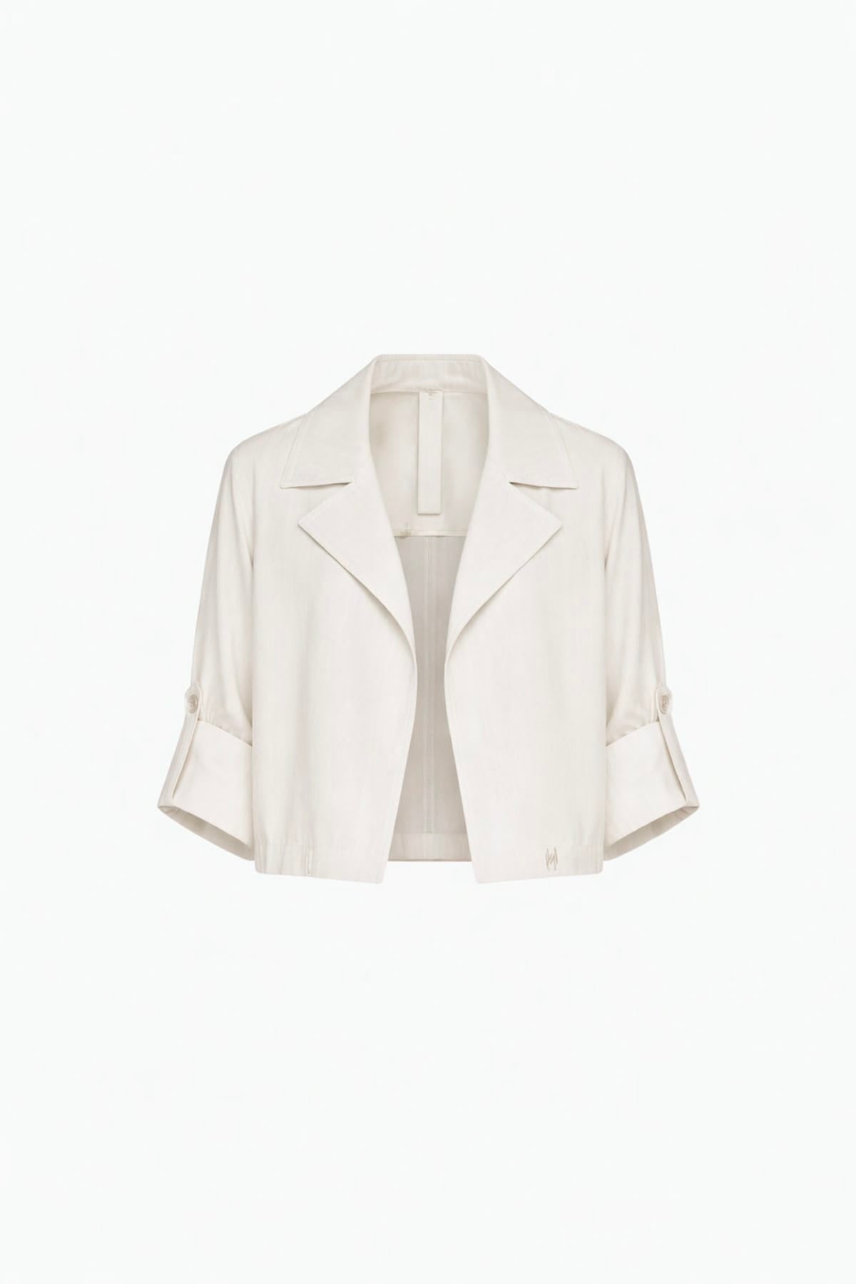 MARELLA GIACCA  MARRONE / 34 Camicia in misto lino donna Marella Monochrome Mlmpalchi