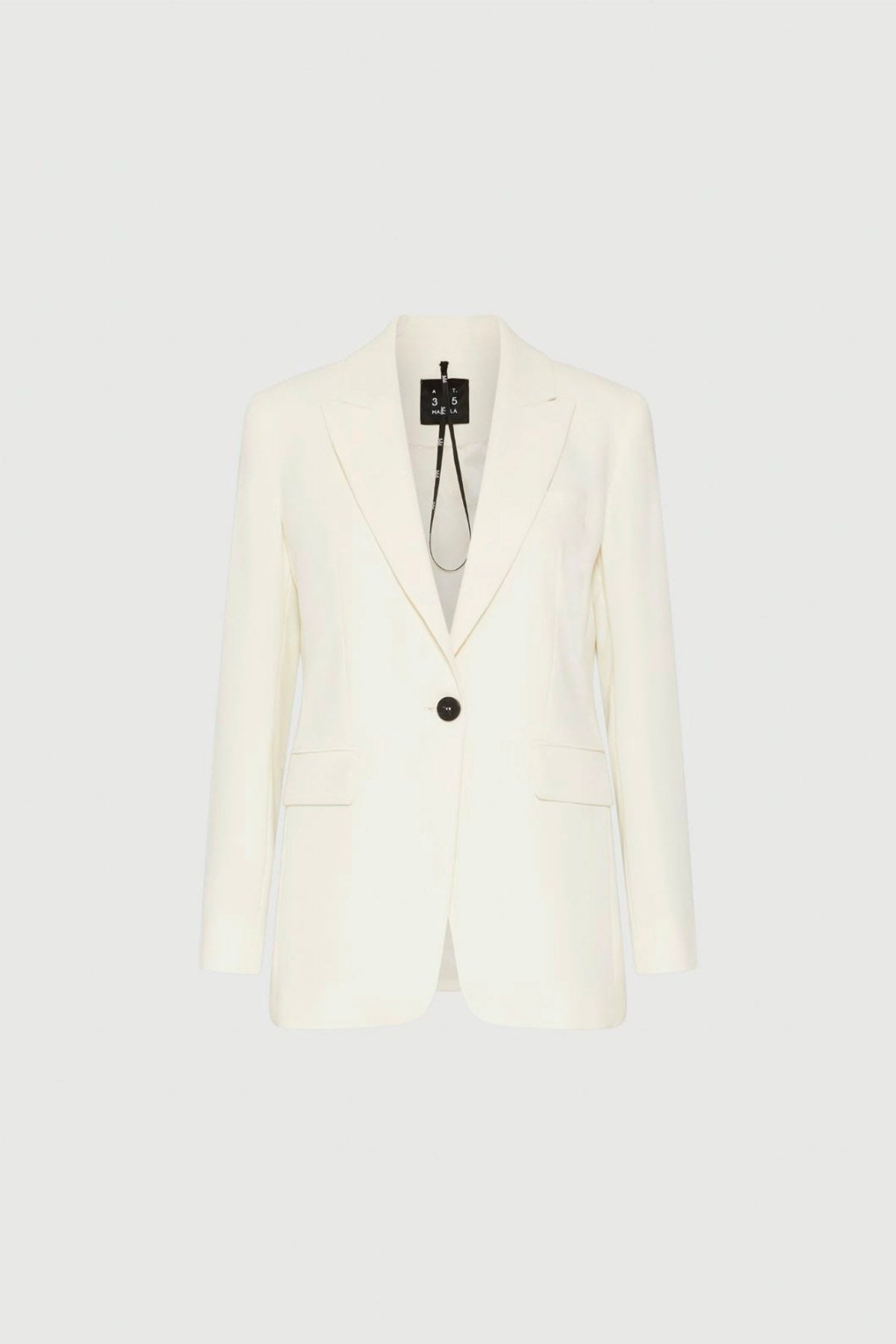 MARELLA GIACCA  BIANCO LANA / 34 Giacca monopetto bianca Marella 365 Kelly