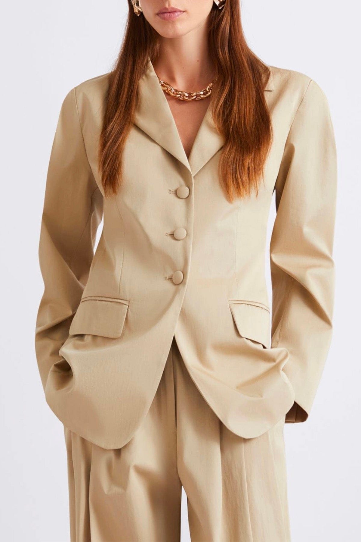 MARELLA GIACCA  Blazer donna sabbia Marella Drago