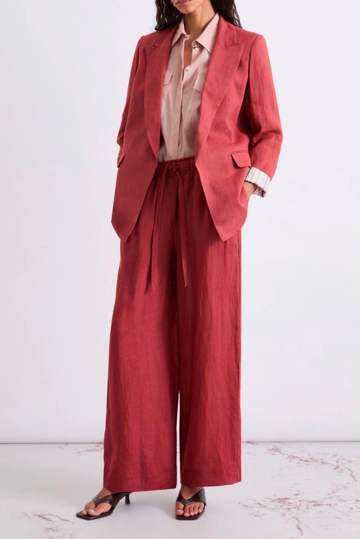MARELLA GIACCA  Blazer in lino donna Marella Sauna