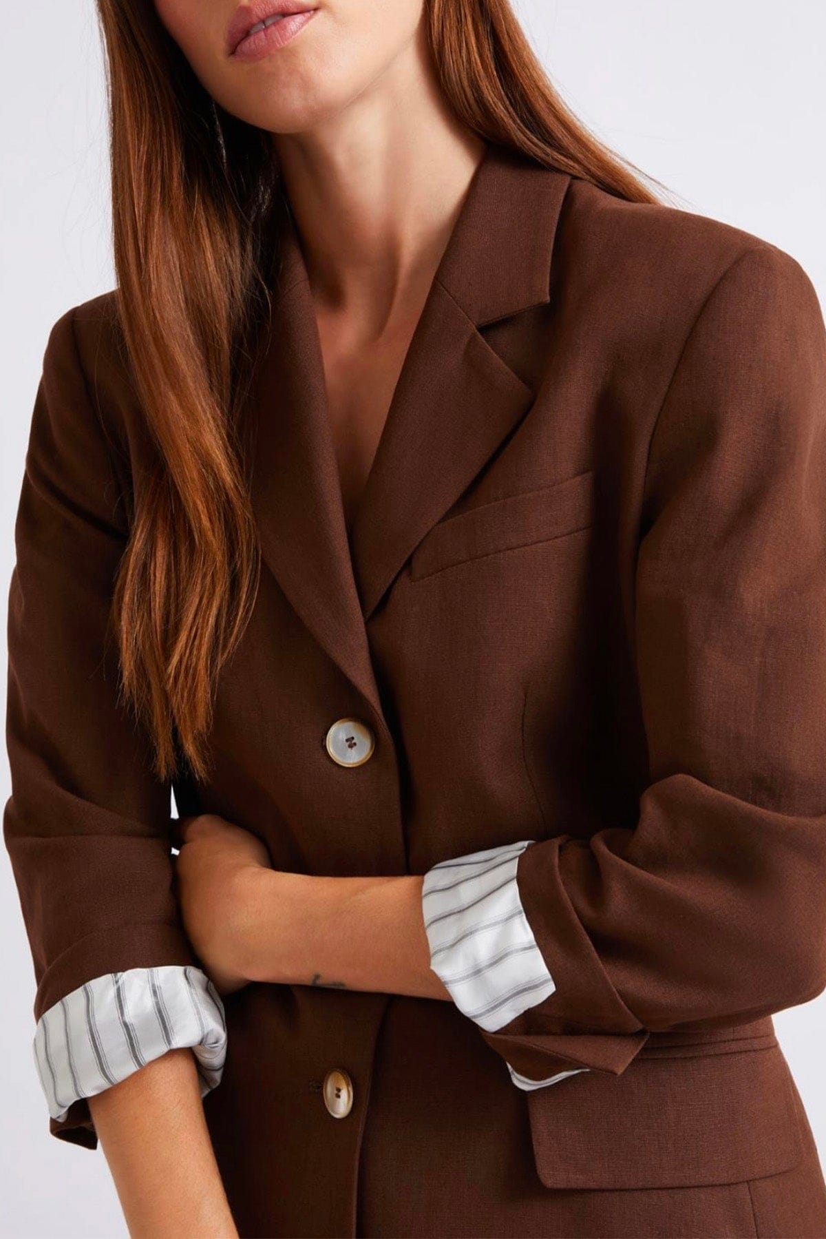 MARELLA GIACCA  MARRONE / 34 Blazer marrone donna Marella Cachi
