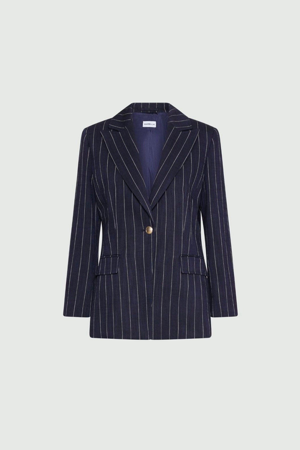 MARELLA GIACCA  BLU GESSATO / 34 Blazer donna blu gessato Sacca