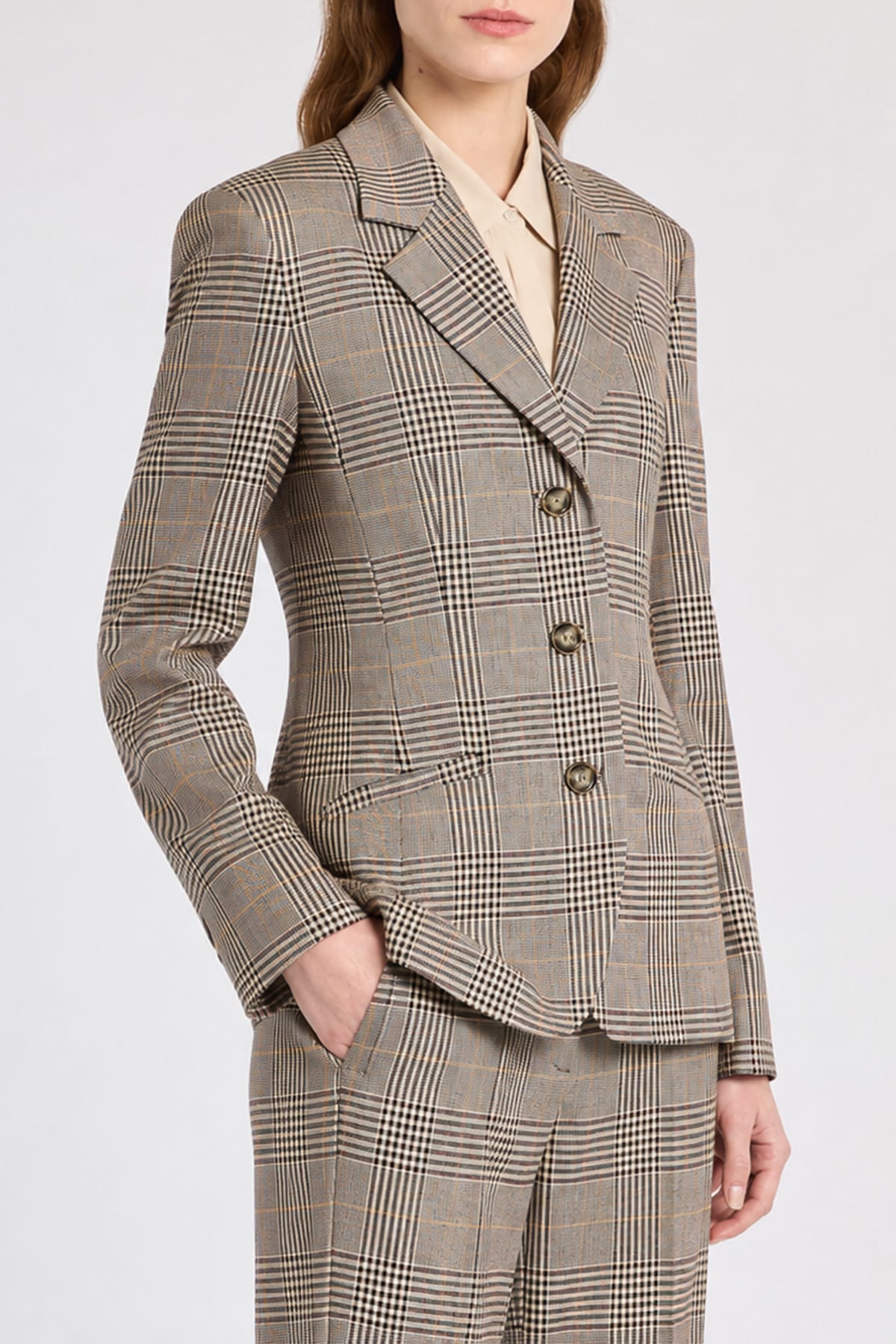 MARELLA GIACCA  Giacca check donna Marella Mllginseng