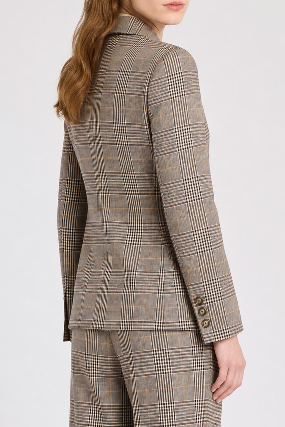 MARELLA GIACCA  CIOCCOLATO / 34 Giacca check donna Marella Mllginseng