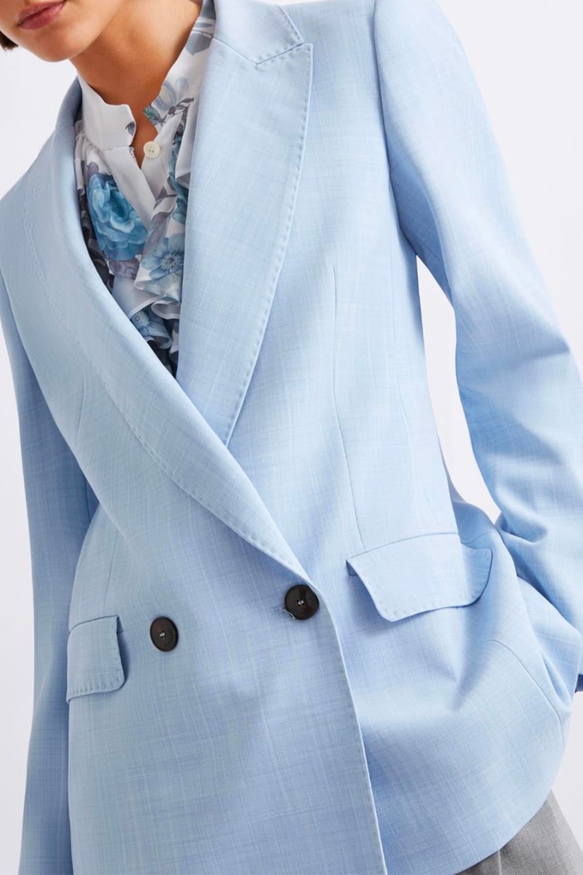 MARELLA GIACCA  AZZURRO / 34 Giacca doppiopetto donna Marella Mllcanzone