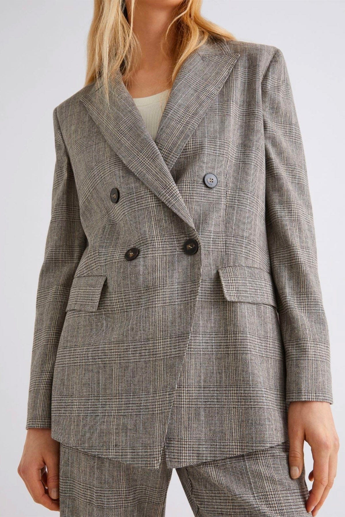 MARELLA GIACCA  GRIGIO CHIARO / 34 Giacca doppiopetto donna Marella Rob