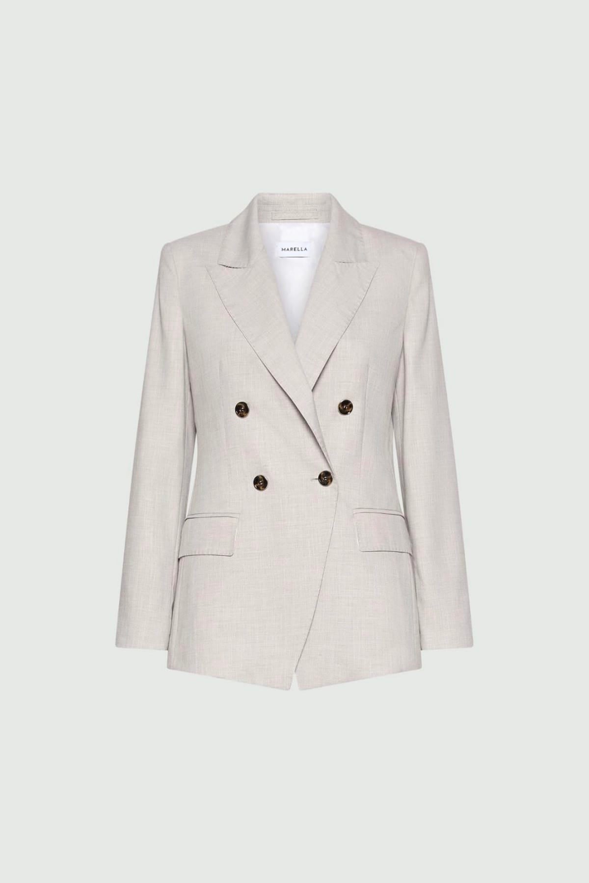 MARELLA GIACCA  GREIGE / 34 Giacca doppiopetto donna Marella Mllefedra1