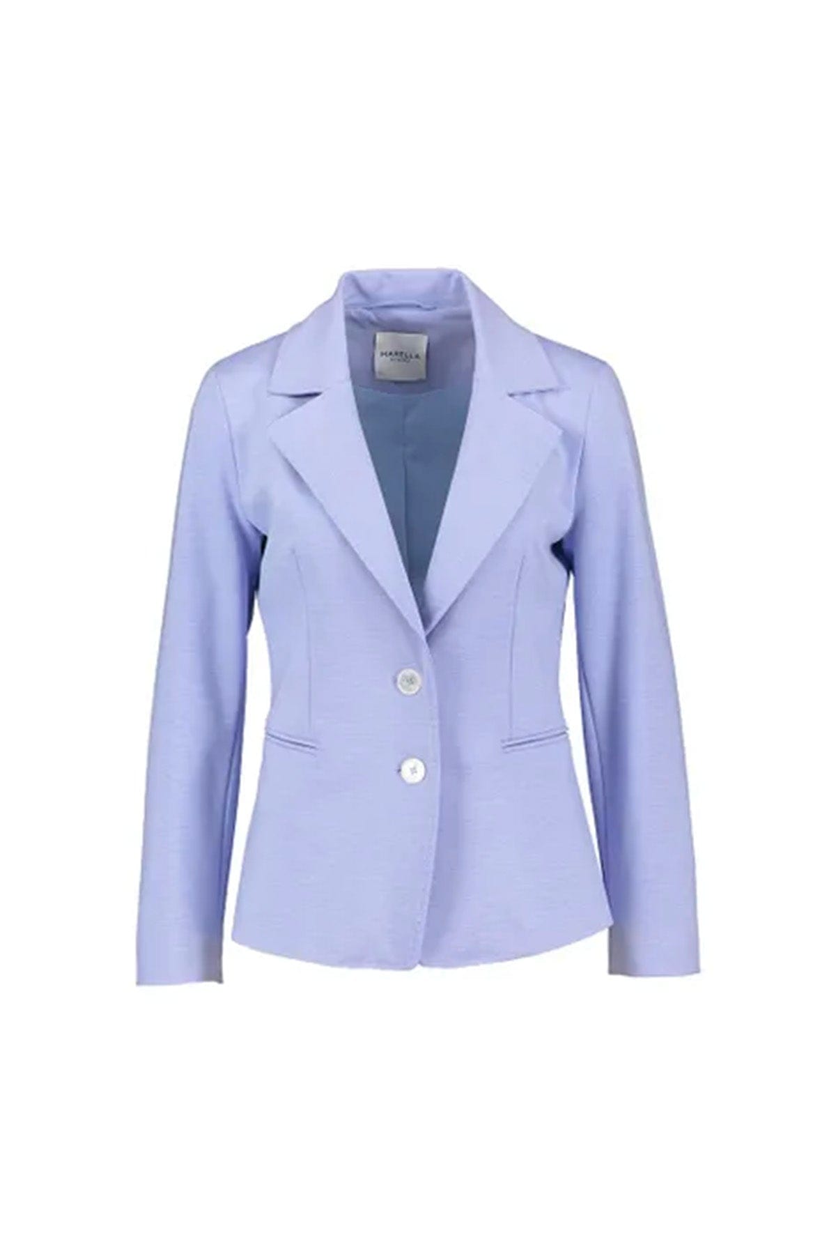 MARELLA GIACCA IN JERSEY  AZZURRINO / 34 Blazer donna un bottone Marella Sele