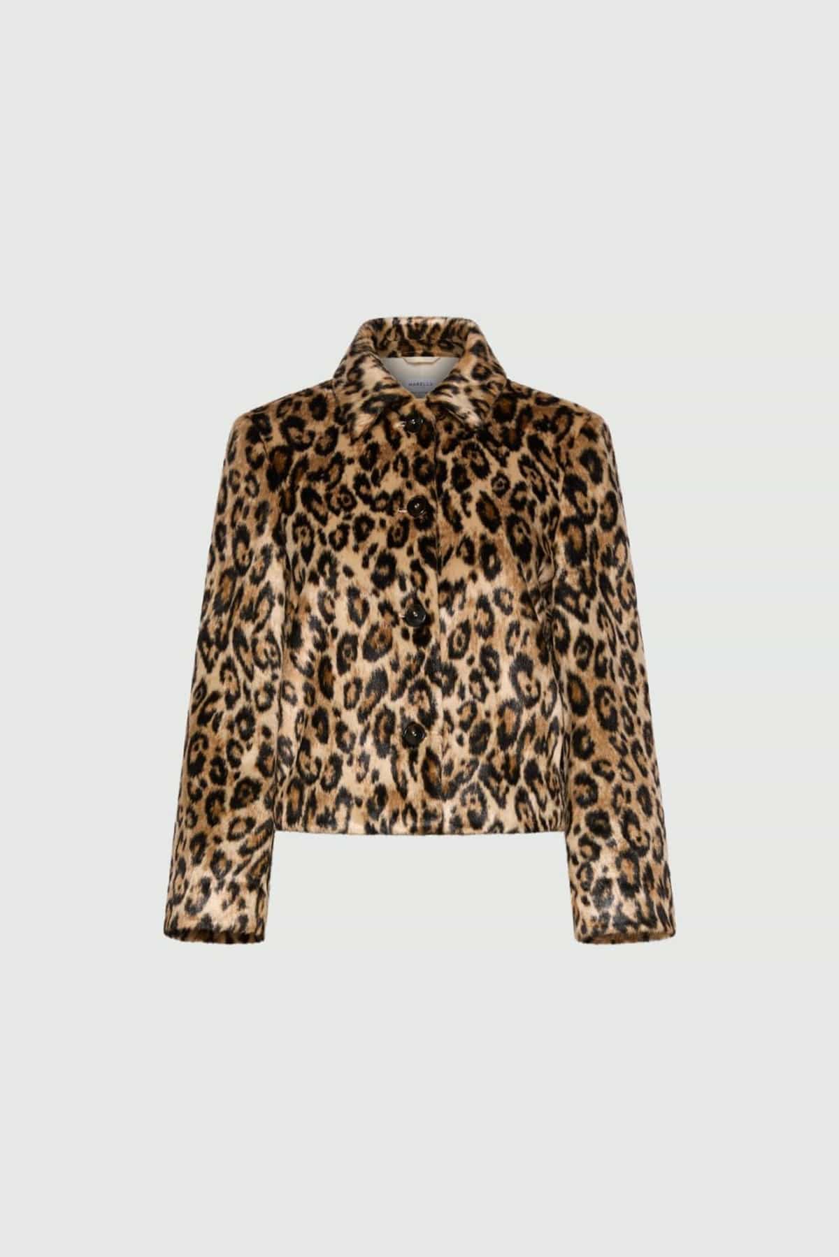 MARELLA GIACCA IN JERSEY  MACULA / 34 Giacca in jersey effetto cavallino donna Marella Mlsangel