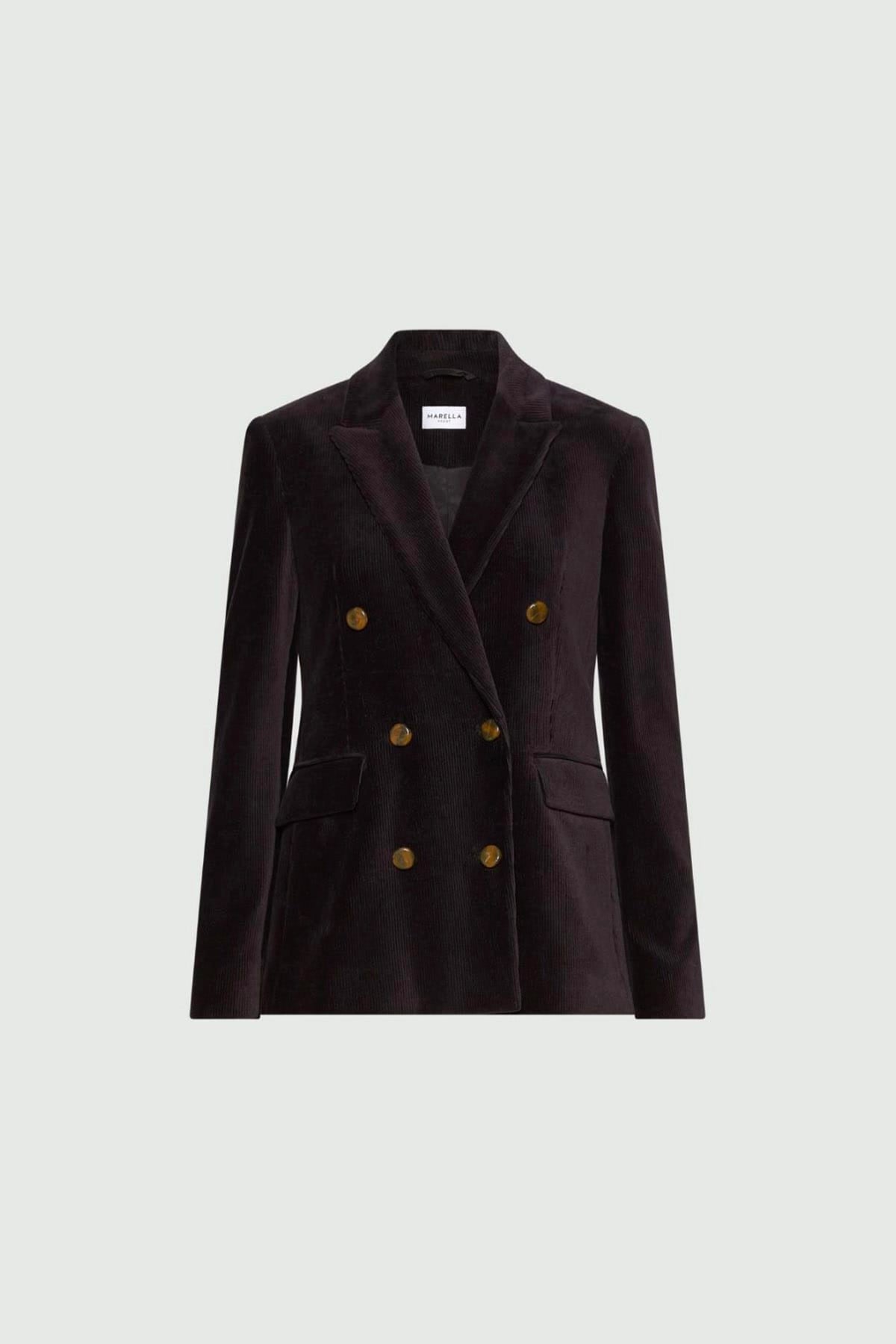 MARELLA GIACCA IN JERSEY  MARRONE SCURO / 34 Giacca in Jersey donna Marella Mlsrum