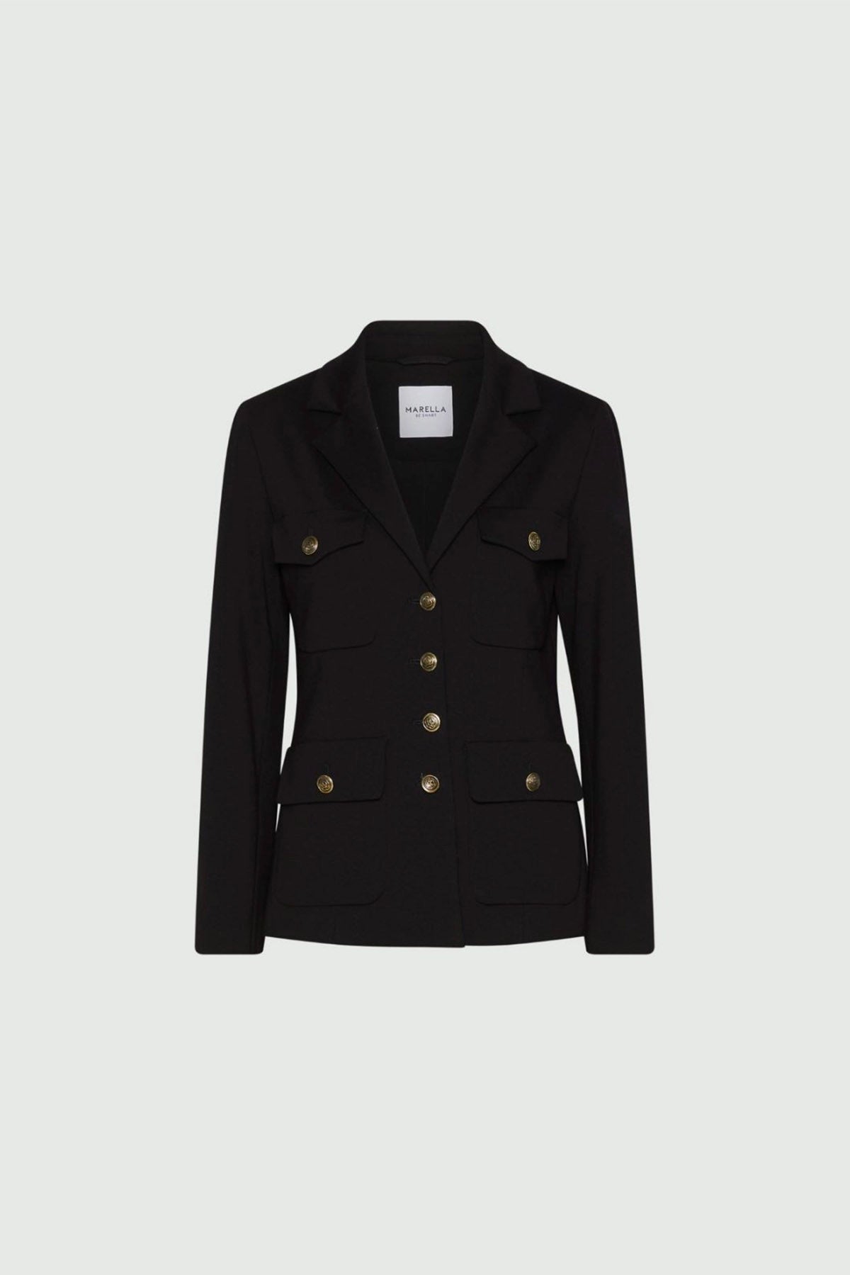 MARELLA GIACCA IN JERSEY  NERO / 34 Giacca in jersey punto milano donna Marella Coltre