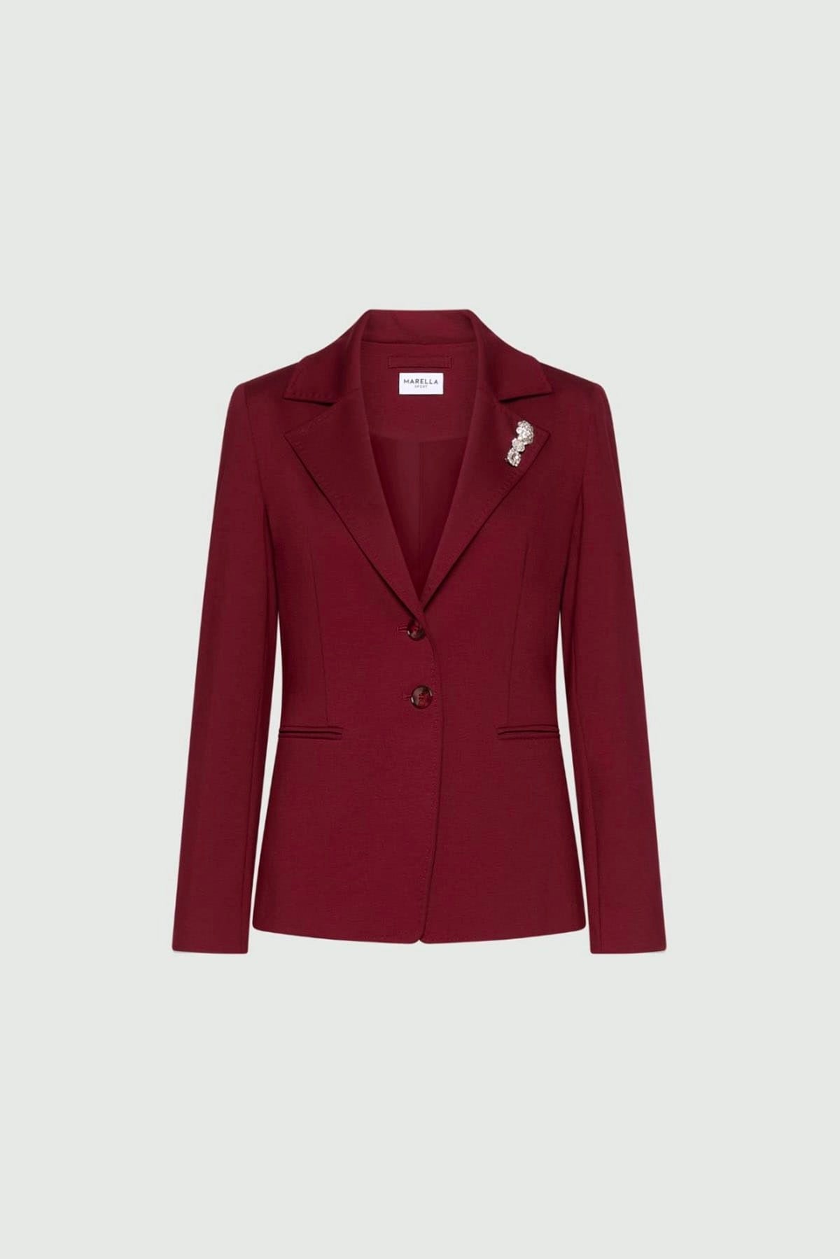 MARELLA GIACCA IN JERSEY  VINO / 34 Blazer donna Marella color vino Mlsgommoso