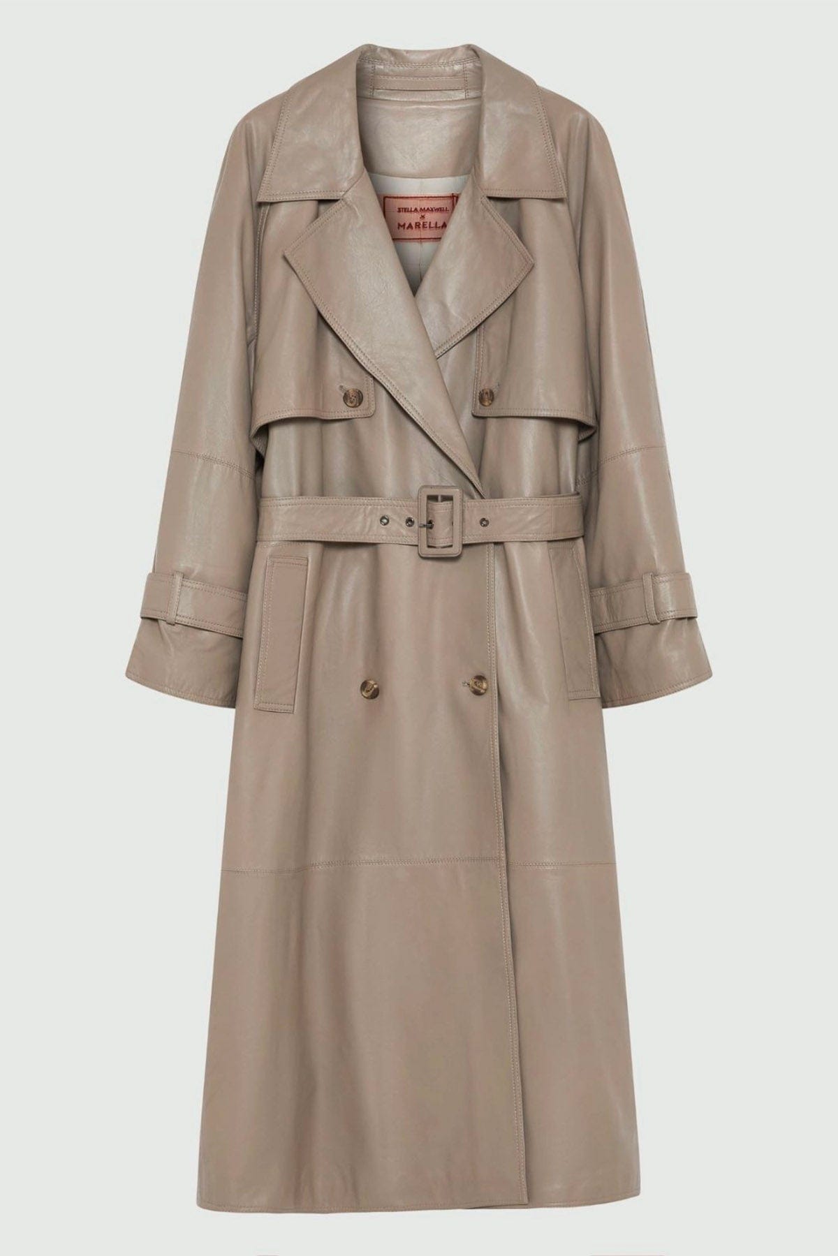 MARELLA GIACCA IN PELLE  FANGO / 34 Giacca in pelle donna Stella Maxwell Firstclass