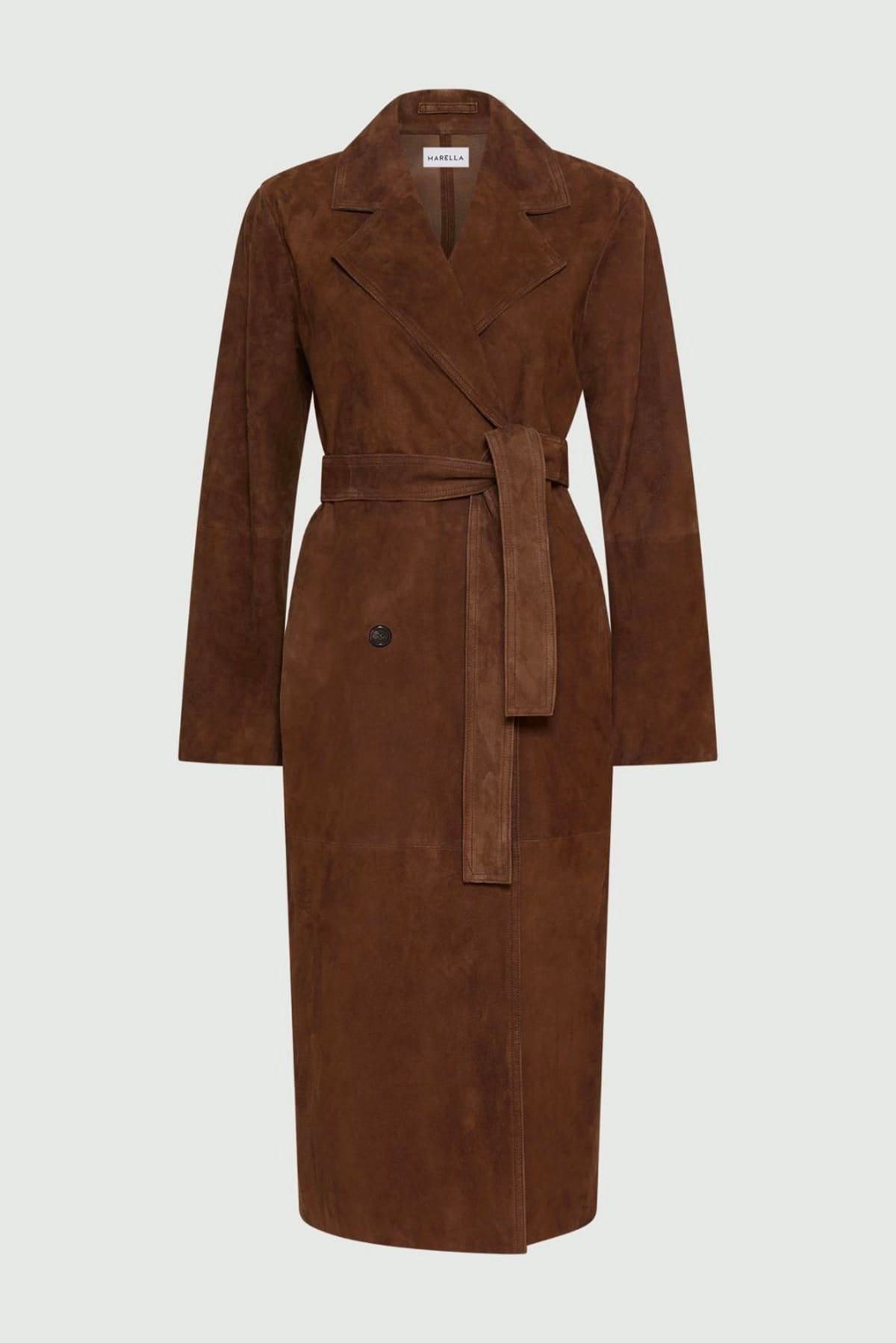 MARELLA GIACCA IN PELLE  MARRONE / 34 Giacca in pelle donna Marella Mlloblare