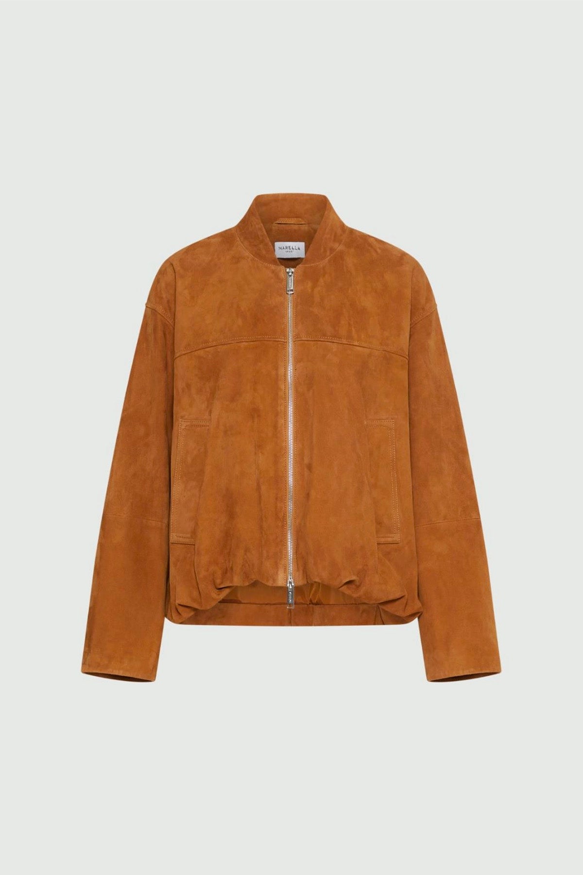 MARELLA GIACCA IN PELLE  SUEDE / 34 Giacca in suede donna Marella Orata