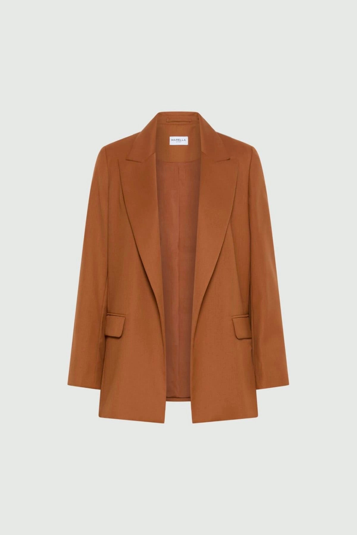 MARELLA GIACCA  TABACCO / 34 Giacca doppiopetto donna Marella tabacco Mlsmagenta