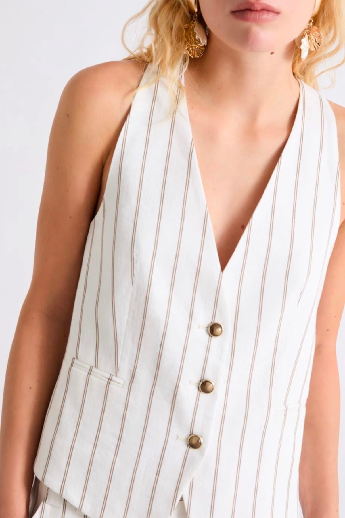 MARELLA GILET  Gilet donna gessato Marella Mllteso