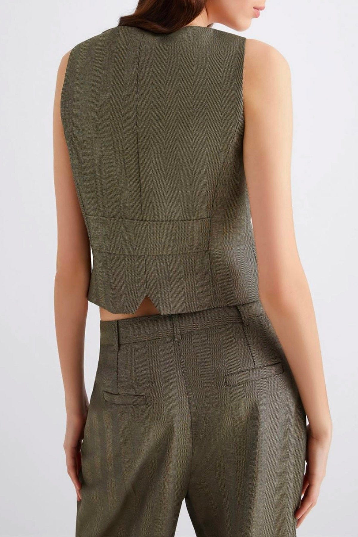 MARELLA GILET  Gilet effetto resca donna Marella Cantico