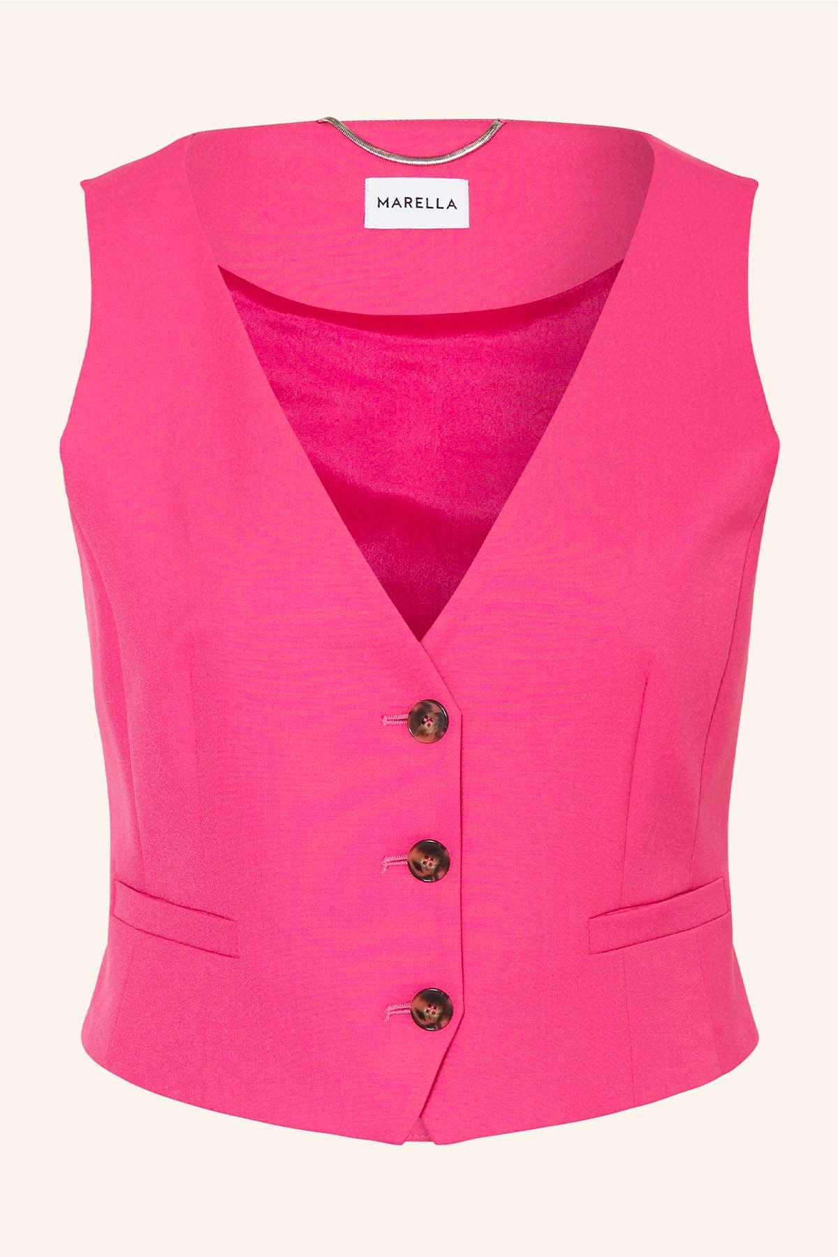 MARELLA GILET  Gilet Fuxia Donna Marella Salina