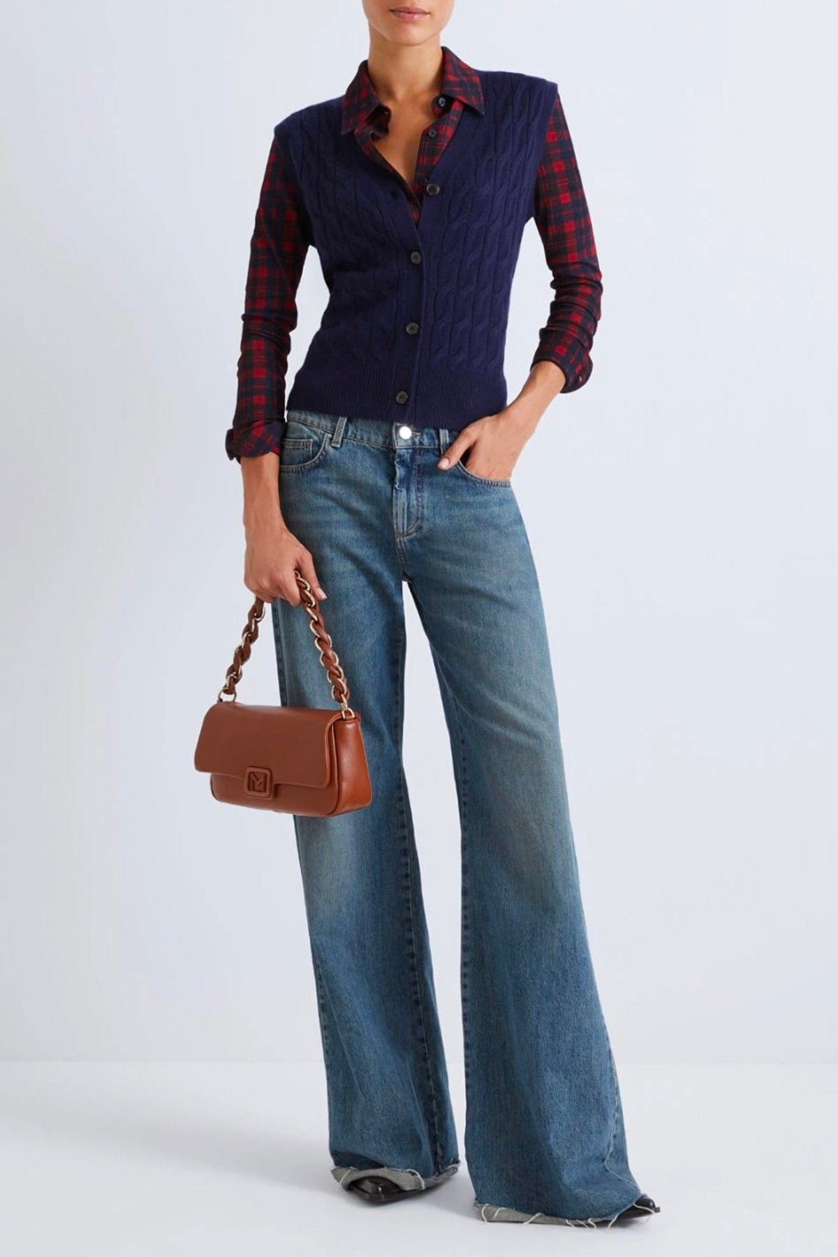 MARELLA GILET IN MAGLIA  Gilet in lana e cashmere donna blu Marella Silvana