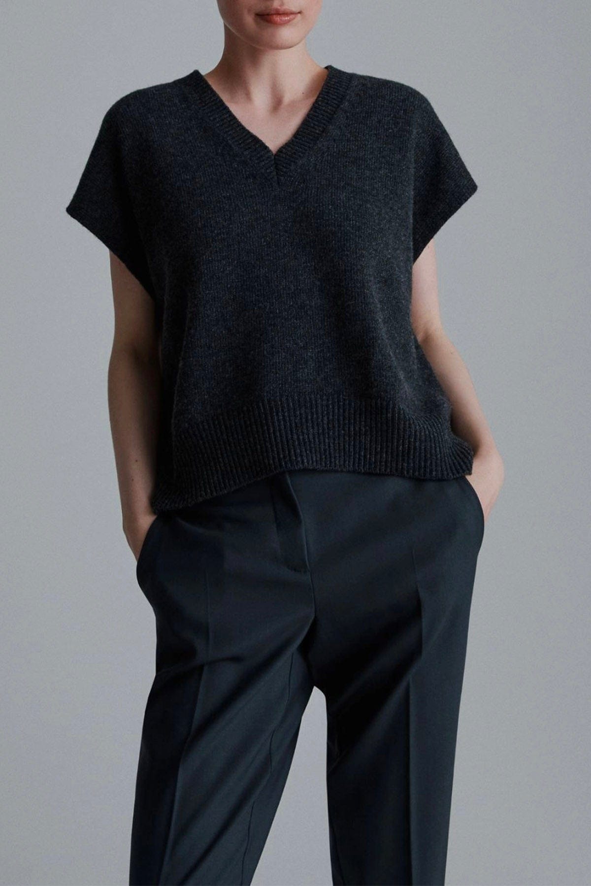 MARELLA GILET IN MAGLIA  Gilet in maglia donna Marella Monochrome Cardiff