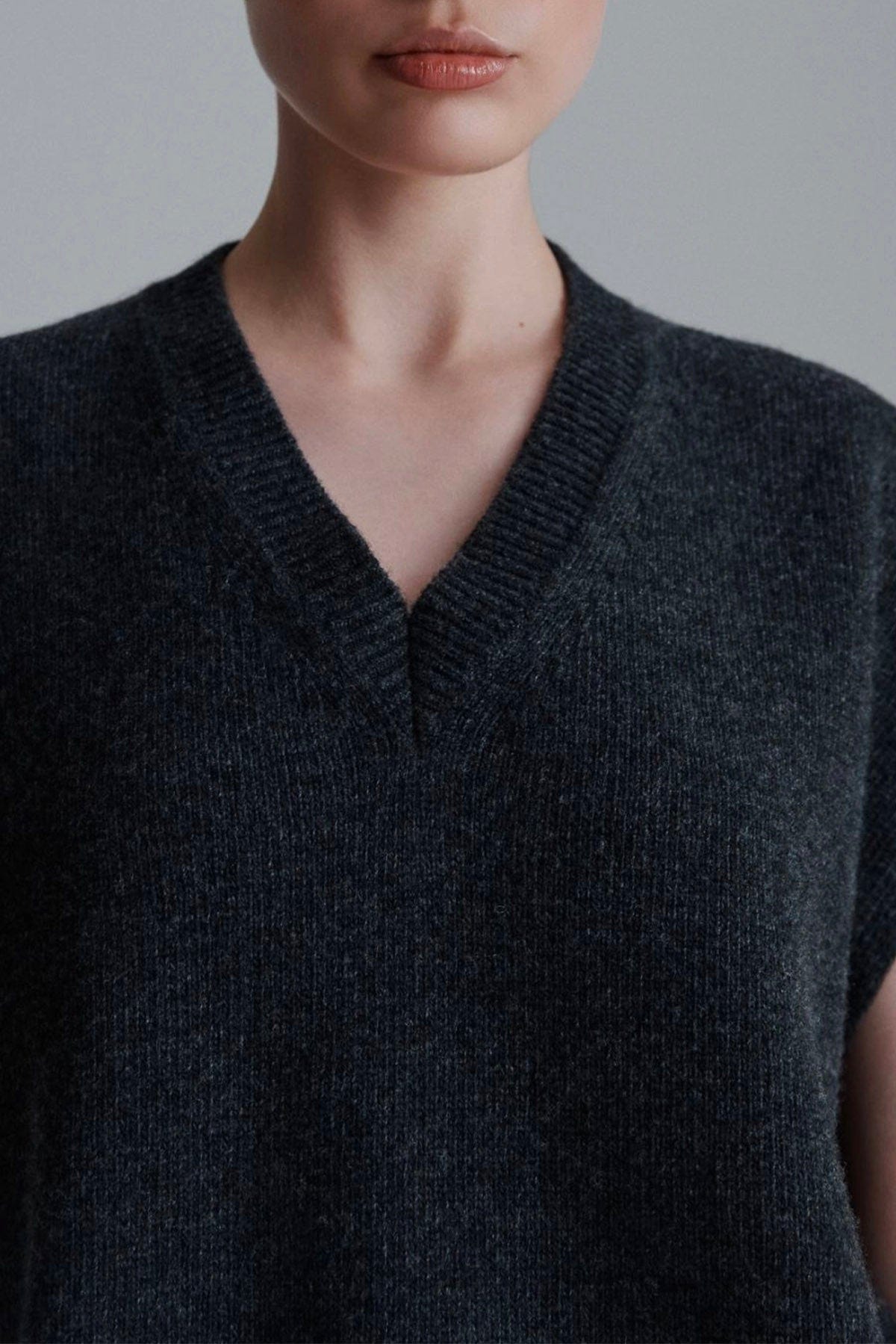 MARELLA GILET IN MAGLIA  ANTRACITE / XXS Gilet in maglia donna Marella Monochrome Cardiff