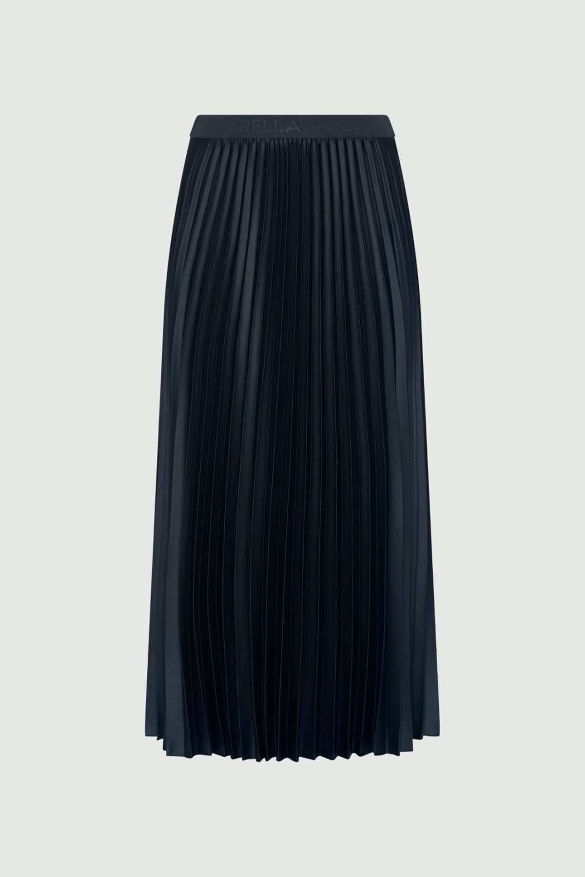 MARELLA GONNA  ANTRACITE / 34 Gonna lunga in raso Marella Monochrome Pontiac