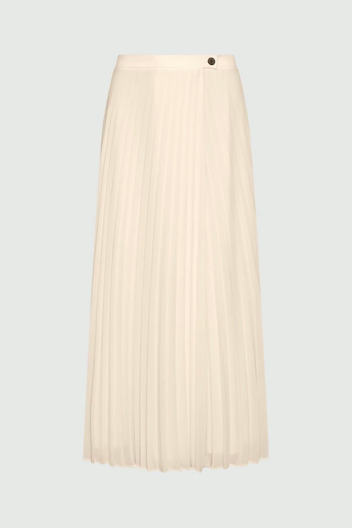 MARELLA GONNA  BIANCO LANA / 34 Gonna lunga bianca donna Marella 365 Mltpepato