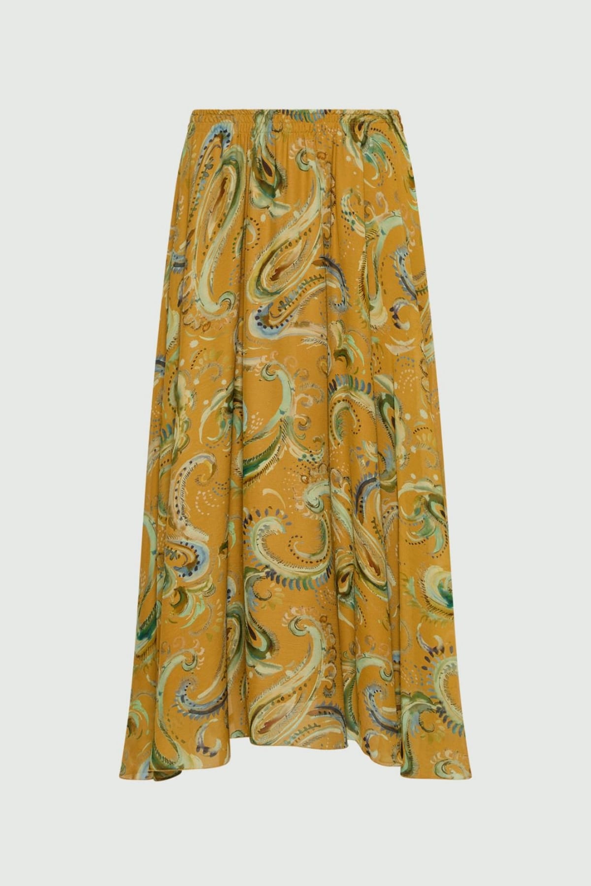 MARELLA GONNA  GIALLO / 34 Gonna in viscosa lunga Marella Mllfalena