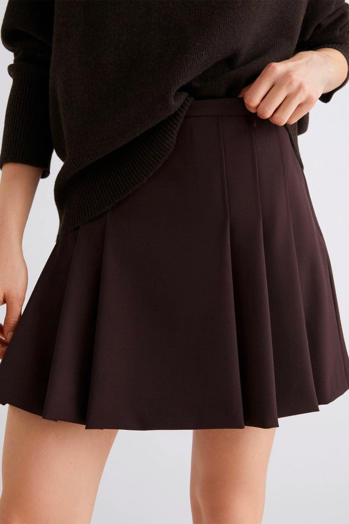 MARELLA GONNA  Gonna corta marrone donna Marella Sevres