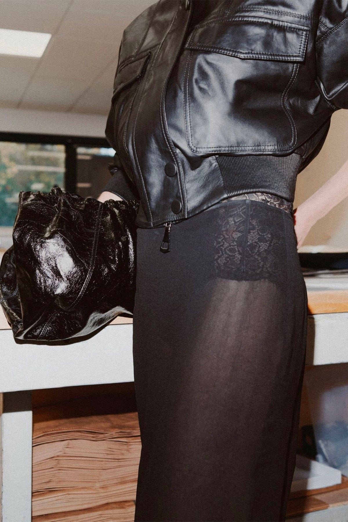 MARELLA GONNA  Gonna nera Stella Maxwell Marella Lingerie