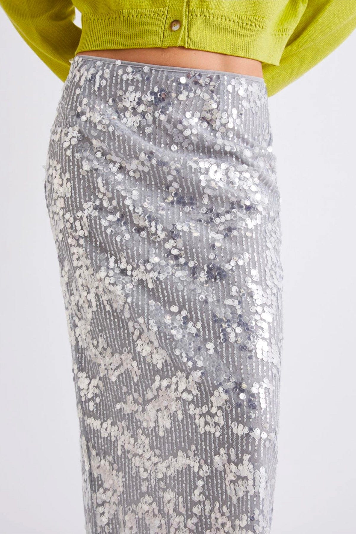 MARELLA GONNA IN JERSEY  GRIGIO / XXS Gonna con paillettes grigia Marella Arca