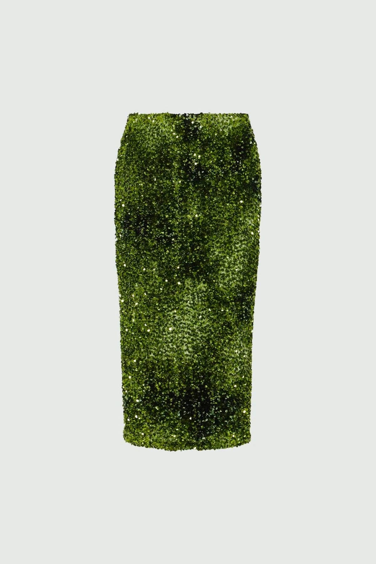 MARELLA GONNA IN JERSEY  VERDE / XXS Gonna in Paillettes Verde Marella Nichols2