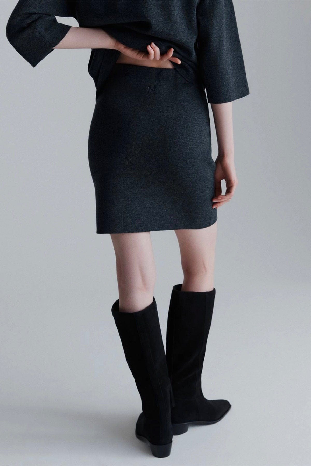 MARELLA GONNA IN MAGLIA  Gonna in maglia donna Marella Monochrome Camera2